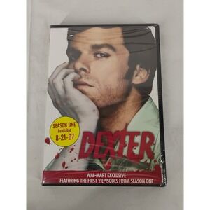 Dexter PROMO FIRST TWO Episodes DVD Season 1 Walmart Exclusive New Sealed RARE